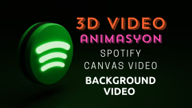 3d Spotify canvas videonuzu yapabilirim