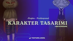 özgün 2d  karakter tasarlıyorum