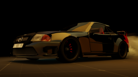 Mercedes SL600 AMG 3D