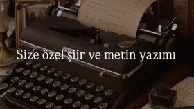 şiir ve metin yazarlığı yaparım