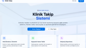Klinik Hasta Takip Sistemi — Rol Tabanlı Yönetim Paneli