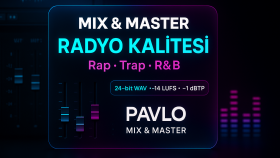 Mix & Master Hizmeti — Rap/Trap/R&B, Stüdyo Kalitesi