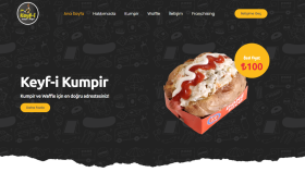 Keyfi Kumpir Firmasına Kurumsal Web Sitesi Yaptık