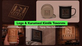 markanız için özgün bir logo ve kurumsal kimlik tasarlarım