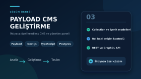 Payload CMS ile özel CMS geliştiririm