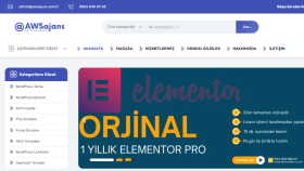 awsajans.com.tr wordpress eklenti satış sitesi çalışması