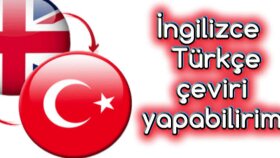 Türkçe-İngilizce çevirinizi yaparım