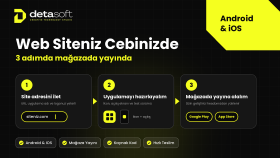 web sitenizi android ve ios uygulamasına çevirebilirim