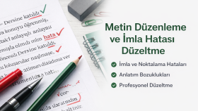 imla hatalarını ve anlatım bozukluklarını düzeltirim