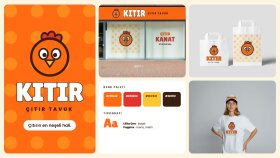 Kıtır Çıtır Tavuk - Fast Food Kurumsal Kimlik