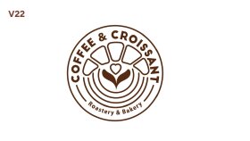 Coffee Croissant – Logo Tasarımı & Marka Konsepti