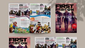 Fırst Person oyun dergisi tasarımı