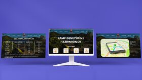 Lets Go Camping Web Sitesi Ui Design