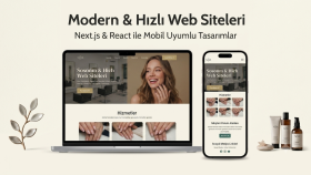 Güzellik Salonu & Kurumsal Web Sitesi Tasarımı