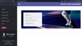 Spor Akademi Web Sitesi - Django
