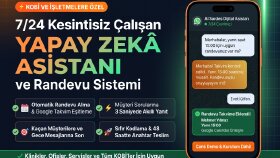 işletmeniz için çalışan yapay zeka asistanları kurarım