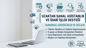 uzaktan sanal asistanlık hizmeti veriyorum