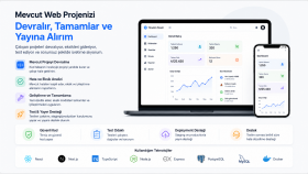 mevcut web projenizi devralıp yayına hazırlarım