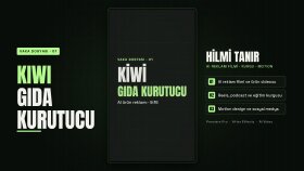 Kiwi Gıda Kurutucu: AI Ürün Reklamı (Vaka Çalışması)