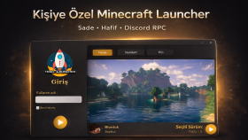 kişiye özel minecraft launcher yapıyorum
