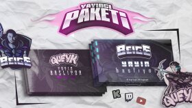 Twitch/Kick Kanal Tasarımları - Maskot Logo Çizim