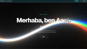 Azat Akdağ • Kişisel Web Portfolyo & Landing Page