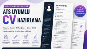 sizin için profesyonel, modern ve ATS uyumlu CV hazırlıyorum