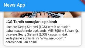 Mobil Haber Uygulaması