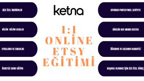 etsy'de sıfırdan başarı için 1:1 online eğitim sunabilirim
