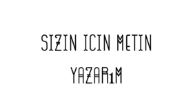 farklı dillerde metin yazarım