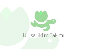 Ulusal İklim Takımı - Logo Çalışması