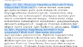 Özgün ve SEO Uyumlu Akademisyen Biyografisi Çalışması