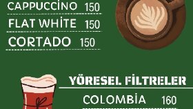 Coffee Shop ve Kafe İçin Profesyonel Menü Tasarımı Yapıyorum