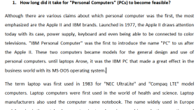 Personal Computers