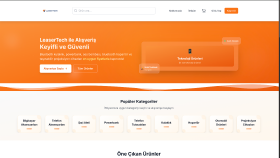 Leasertech Firmasına Tasarlayıp Yazdığım E-Ticaret Sitesi
