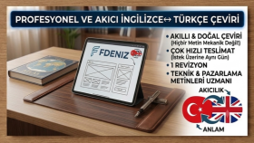 Profesyonel İngilizce - Türkçe Metin Çevirisi