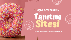 ihtiyaçlarınıza yönelik web sitesi tasarlayabilirim