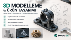 ihtiyacına özel 3D modelleme ve ürün tasarımı yaparım