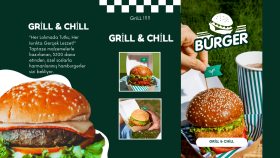  Grill & Chill- Broşür Tasarımı 