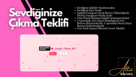 sevdiğinize çıkma teklifi etmek için bir web sitesi yaparım