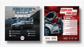 Big Auto Washing - Sosyal Medya Reklamı Tasarımları
