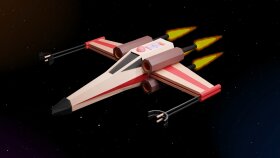 3D X-wing Animation