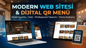 işletmeniz için modern web sitesi ve qr menü kodlarım
