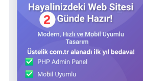 seo uyumlu, profesyonel tasarım web sitenizi yapabilirim