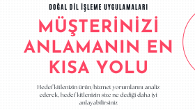 doğal dil işleme (NLP) ile metin analizi yapabilirim
