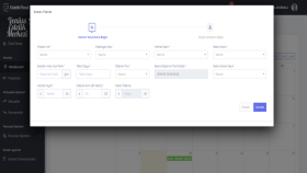 EstetikPanel - Takvim Hizmet Ekle