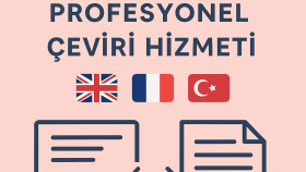 profesyonel çeviri hizmeti sunarım