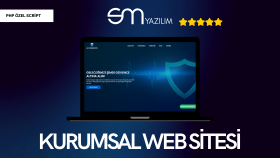 Kurumsal PHP Özel Script Web Sitesi