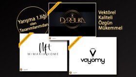  etkili, şık, renkli, sade, zarif logo tasarımları yaparım