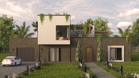 Mimari cephe tasarımı render